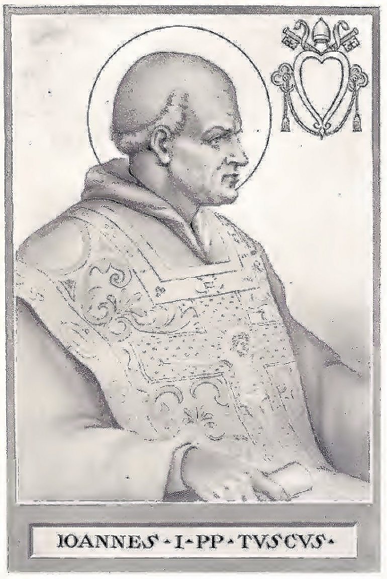 Św. Jan I, papież i męczennik - patron dnia (18 maja)