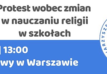 Katecheci i rodzice zaprotestują w Warszawie