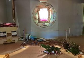 Wandalizm w kaplicy Najświętszego Sakramentu w Koninie