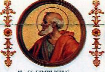 Święty Symplicjusz I, papież - patron dnia (10.03)