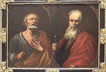 Święci Apostołowie Piotr i Paweł - patroni dnia (29 czerwiec)
