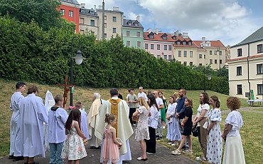 Ukraińska procesja Bożego Ciała w Lublinie