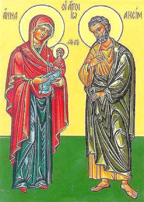 Święci Anna i Joachim, rodzice Najświętszej Maryi Panny - patron dnia (26 lipca)