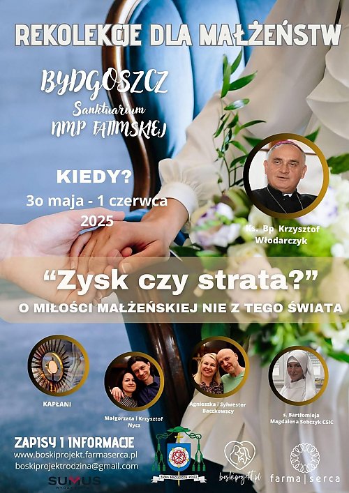 Zatrzymaj się i spotkaj na nowo. Weekendowe rekolekcje dla małżeństw w Bydgoszczy