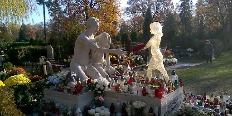 Pogrzeb dzieci na Cmentarzu Komunalnym w Bydgoszczy