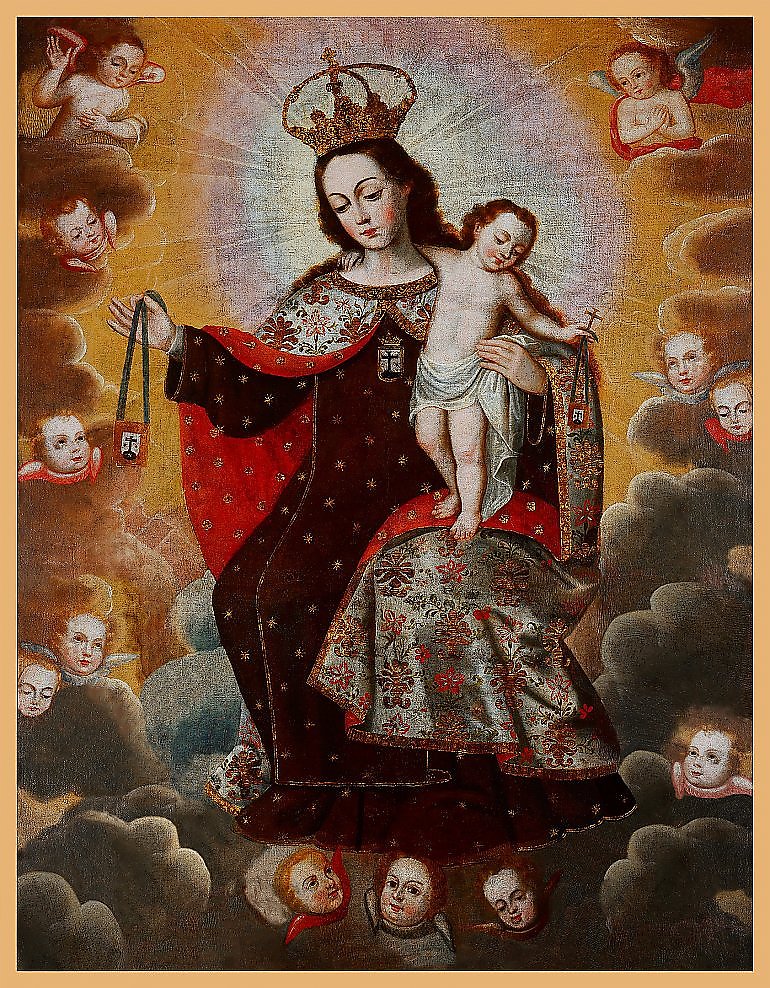 Najświętsza Maryja Panna z góry Karmel Szkaplerz karmelitański - patronka dnia (16.07)