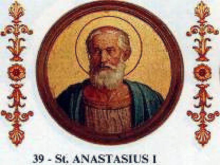 Św. Anastazy I, papież - patron dnia (19.12)