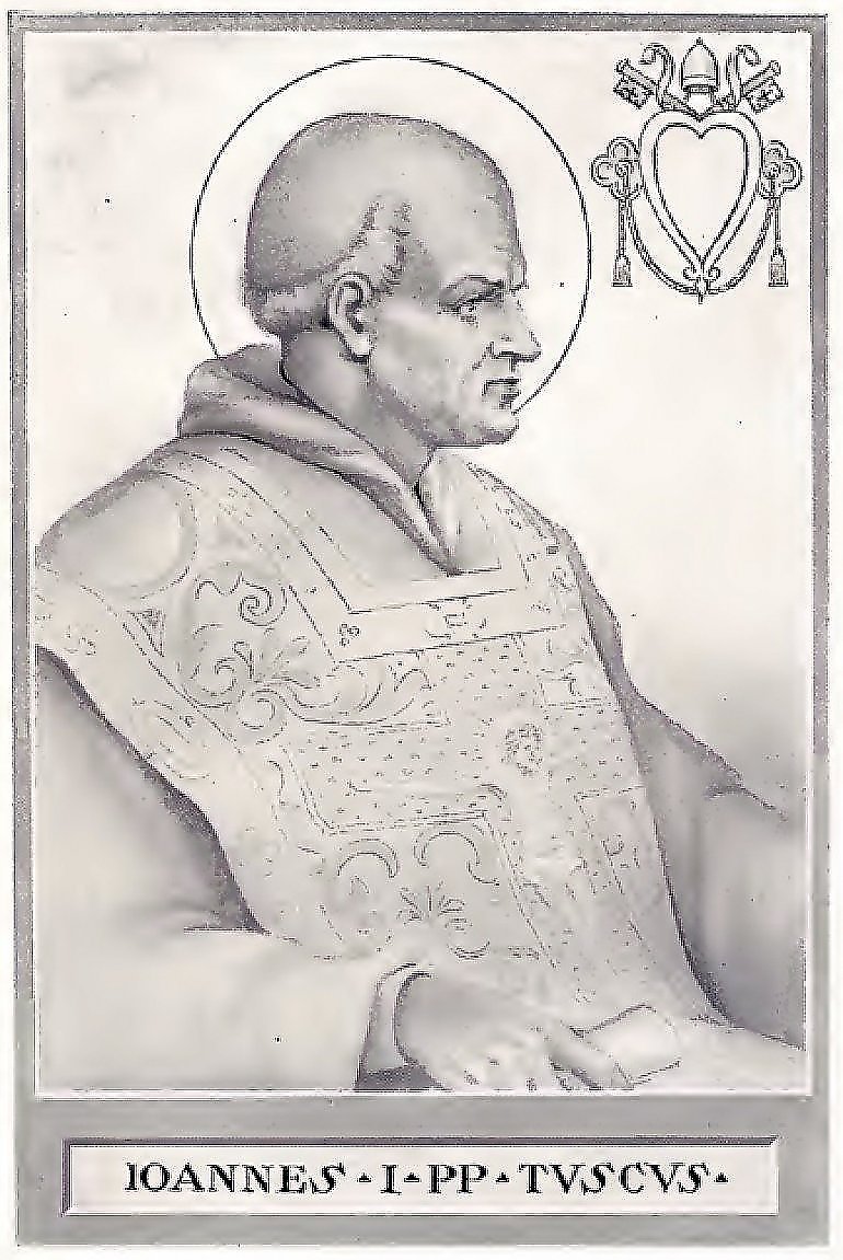Św. Jan I, papież i męczennik - patron dnia (18 maj)