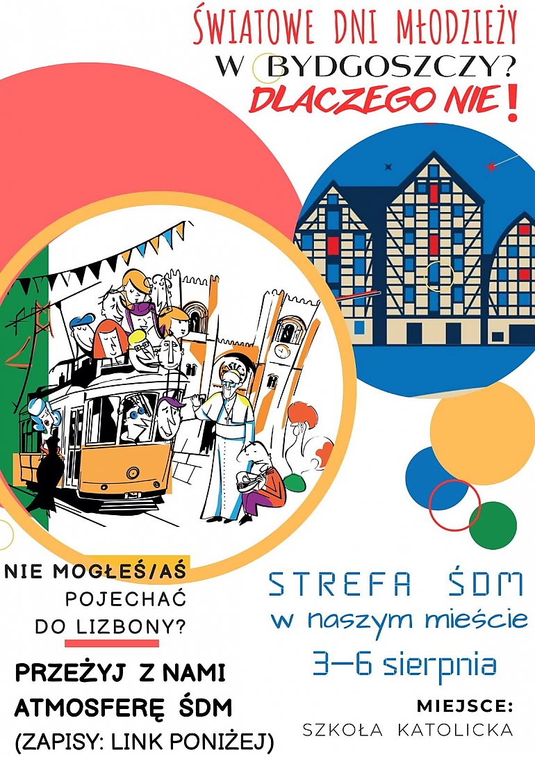Strefa ŚDM w Bydgoszczy 3-6 sierpnia